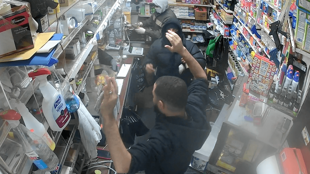 A masked and armed trio robbed a bodega in the Morrisania section of the Bronx on Tuesday, Jan. 6.