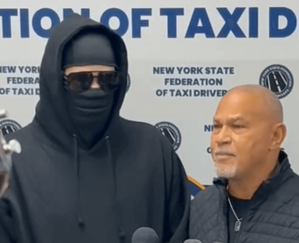 A masked witness came forward to police and the taxi drivers union, saying he saw the shooting and knows the gunman