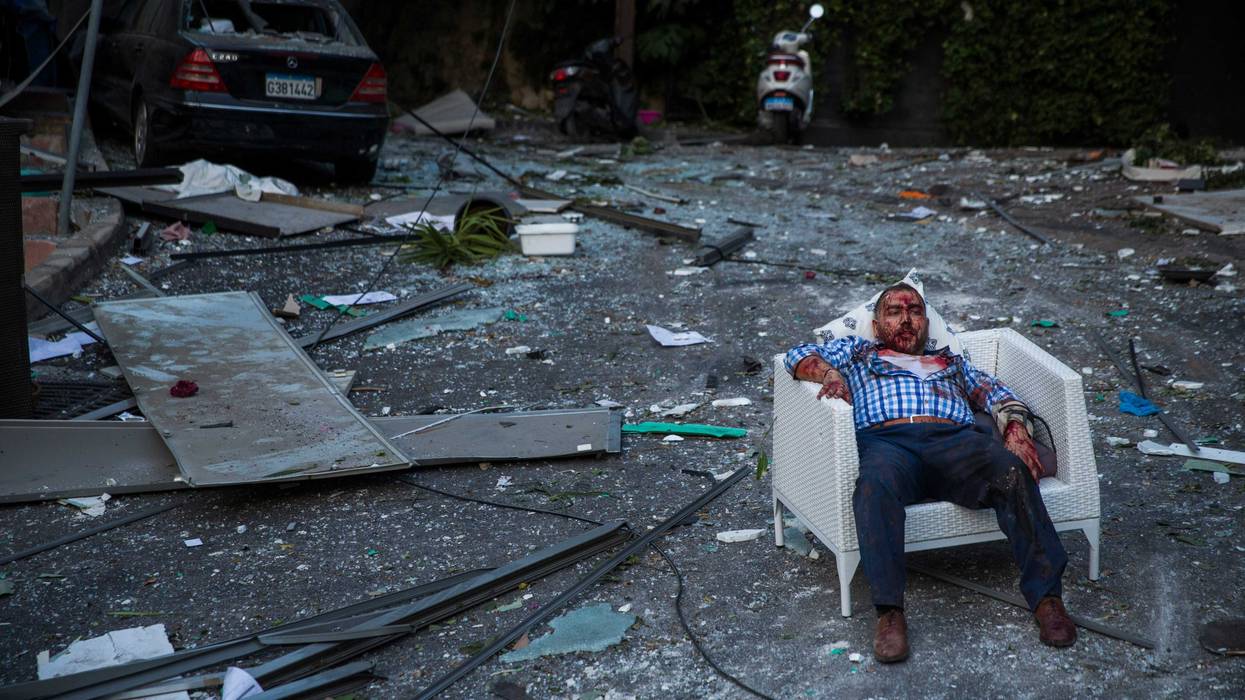 A massive explosion has rocked downtown Beirut, Aug. 4, 2020