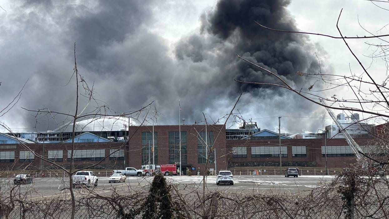 A massive fire broke out on Feb. 17, 2025, at SPS Technologies, an aerospace fastener manufacturing factory in Abington Township.