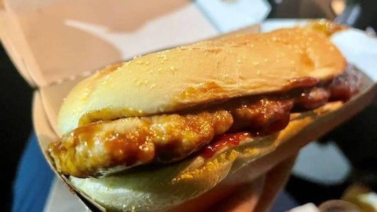 A McRib sandwich from McDonald’s