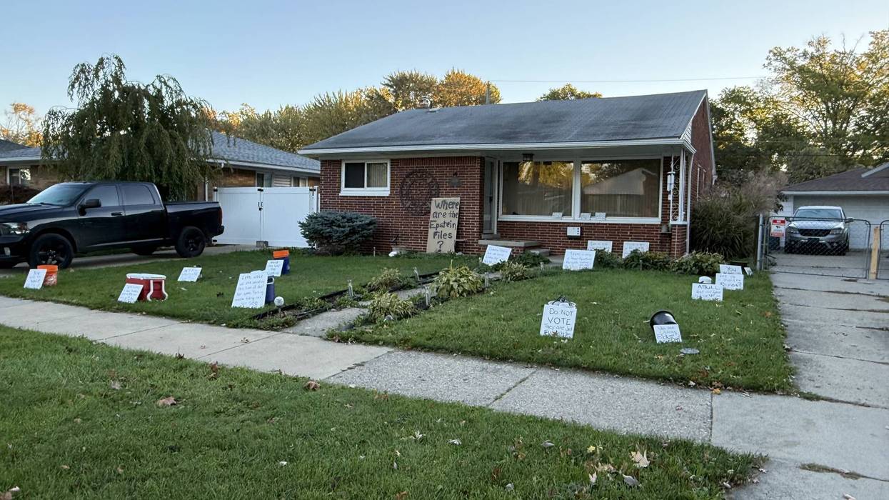 St. Clair Shores neighbors want weird and vulgar yard signs taken down