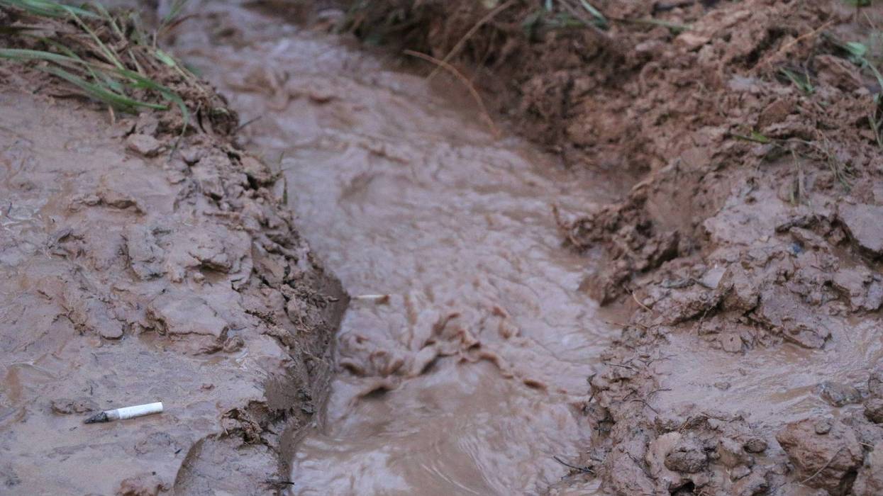 A mudslide in an undated picture.
