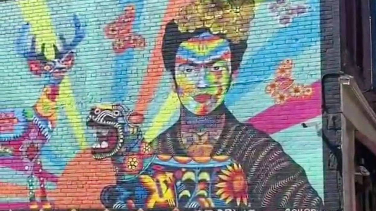 A mural in Southwest Detroit.
