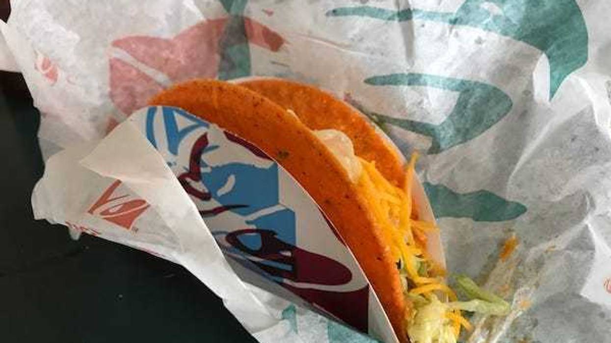 A Nacho Cheese Doritos Locos Taco