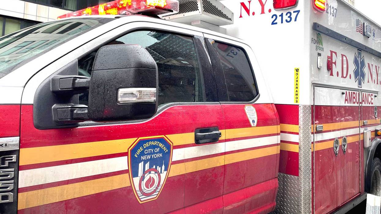 A naked man fought EMS members and tried to steal an ambulance in the Bronx this week, officials said