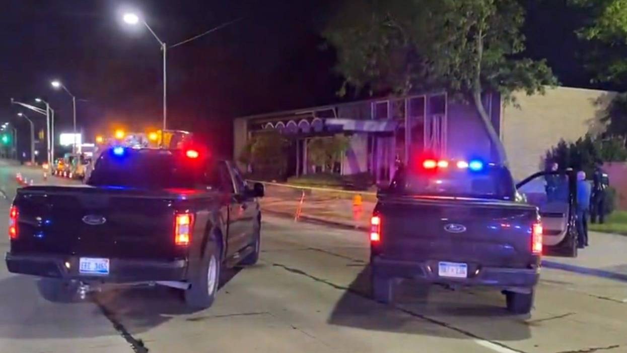 A natural gas explosion rocked a neighborhood on Detroit's east side early Tuesday morning after a botched robbery attempt at a vacant credit union building, police believe.