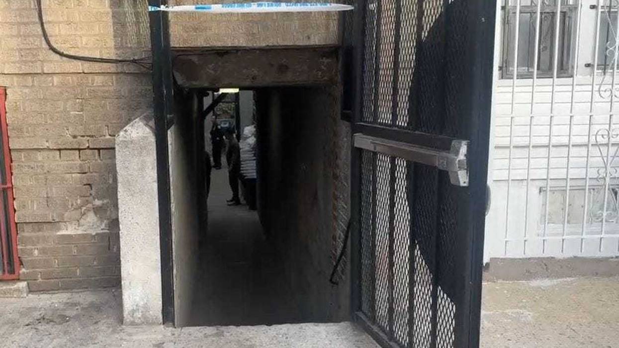 A newborn was found dead in a Bronx courtyard on Wednesday morning.