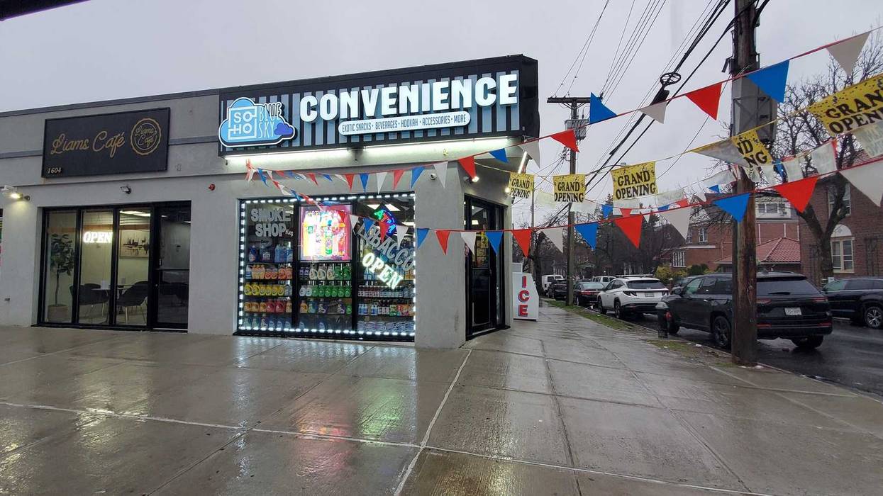 A newly-opened convenience store in the Morris Park section of the Bronx was robbed at gunpoint around midnight on Saturday.