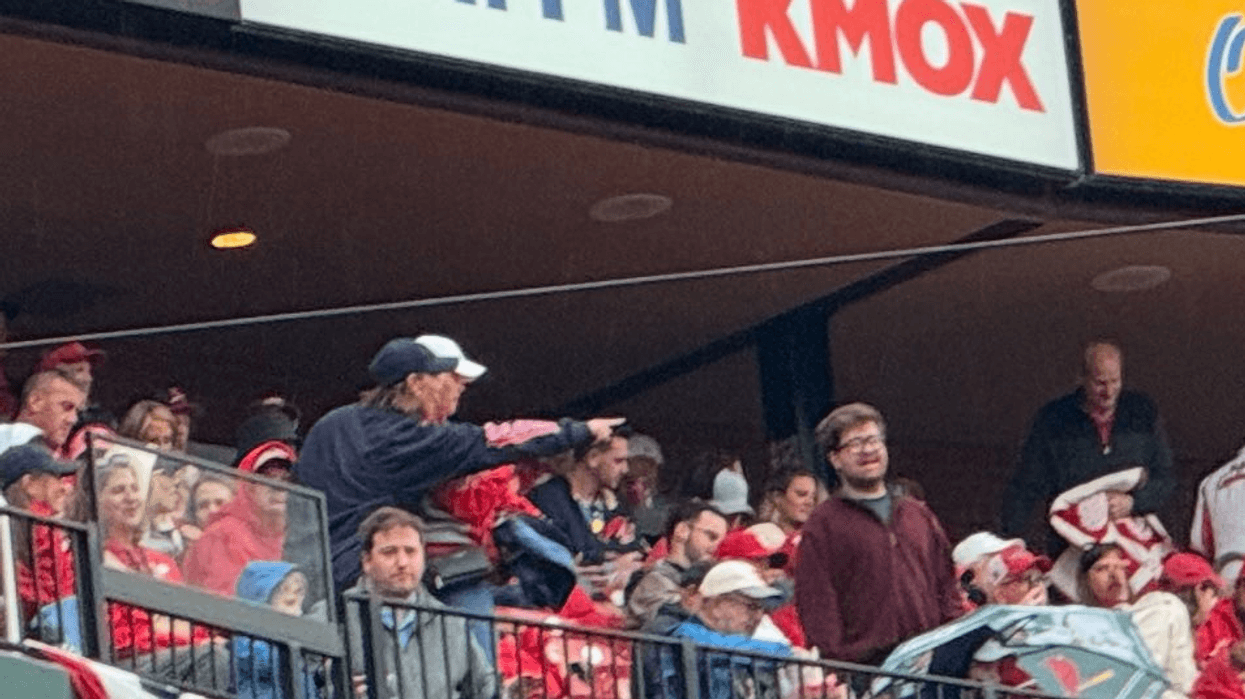 A nice new addition to Busch Stadium on Opening Day 104.1 KMOX