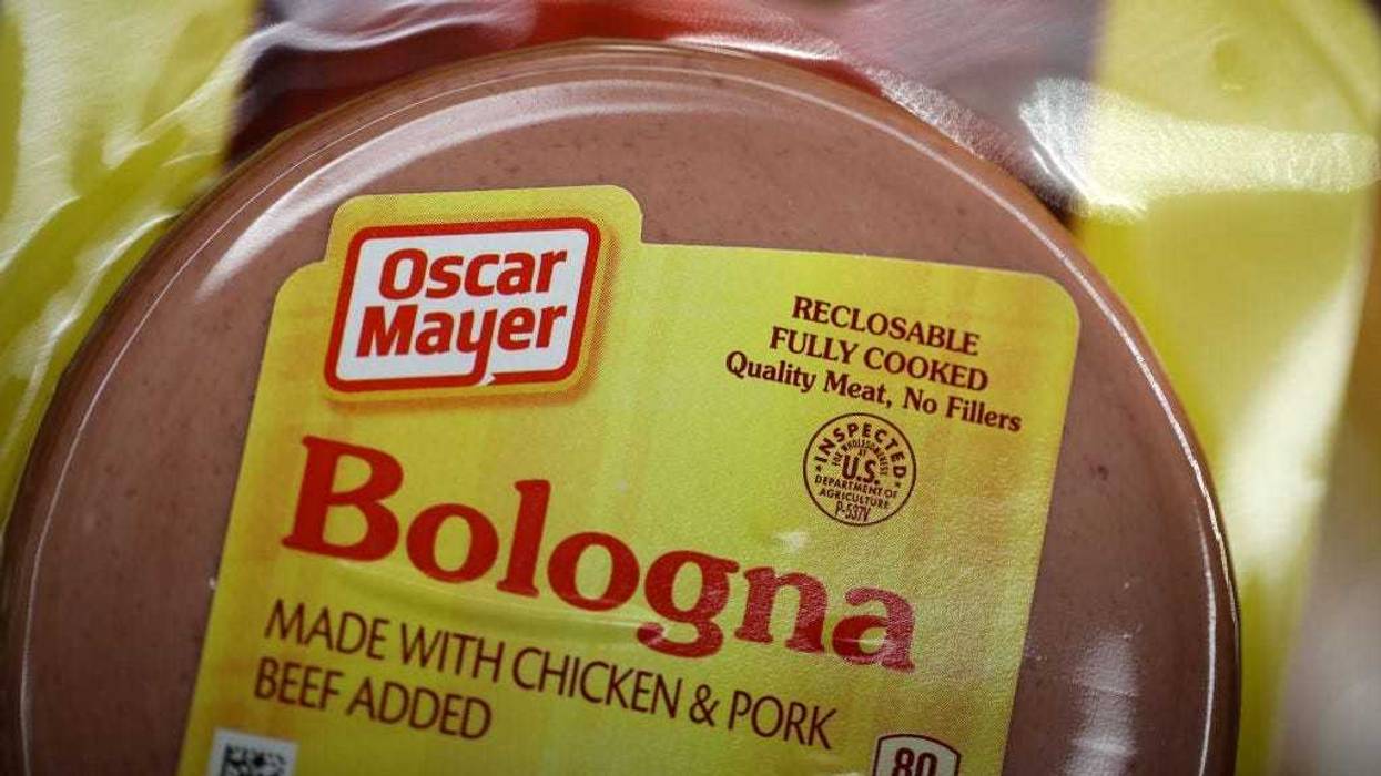 A package of Oscar Mayer bologna is displayed on a grocery store shelf on February 22, 2019 in San Rafael, California.