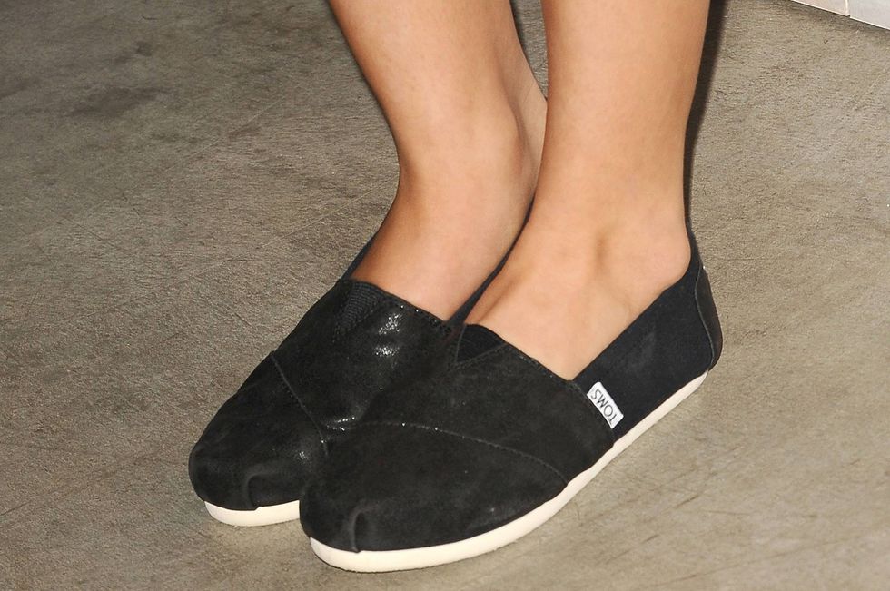 A pair of Tom's Shoes