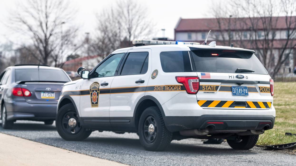 A parked PA State Trooper vehicle