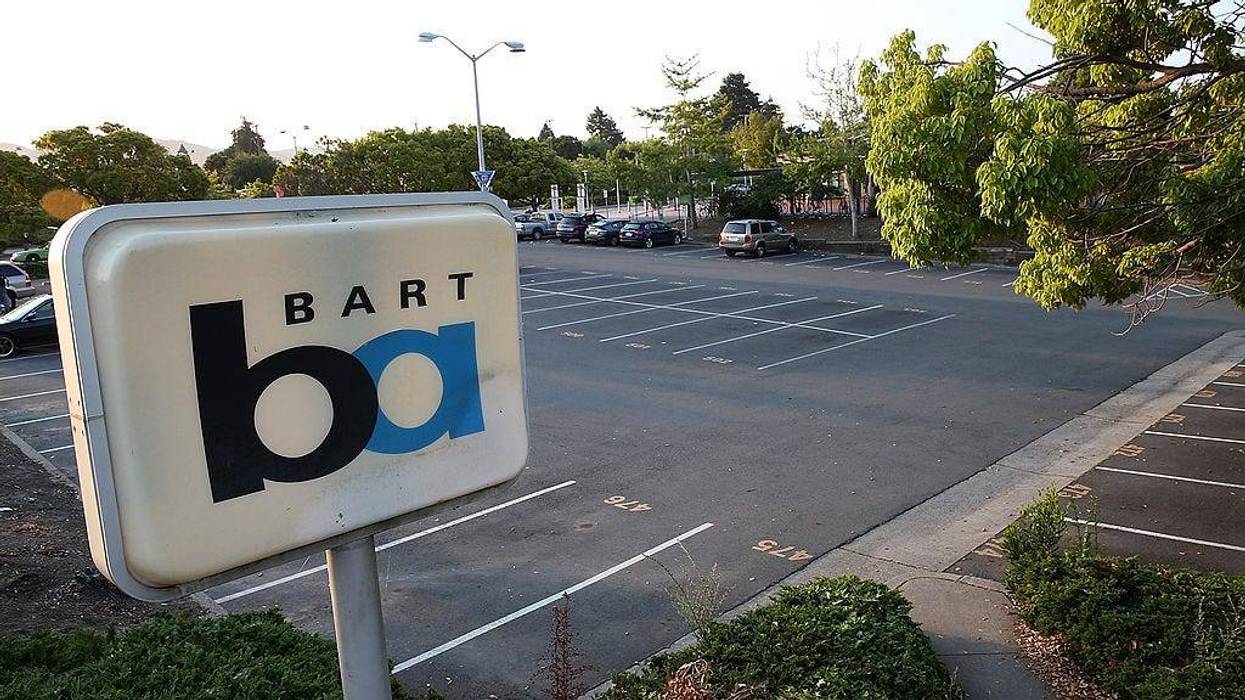A parking lot sits empty at the North Berkeley Bay Area Rapid Transit (BART) station July 1, 2013 in Berkeley, California.