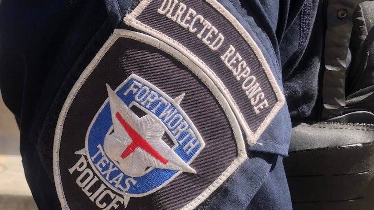 A patch for the Fort Worth Texas Police, worn by an officer during the RNC, which brought thousands of law-enforcement officers to Milwaukee
