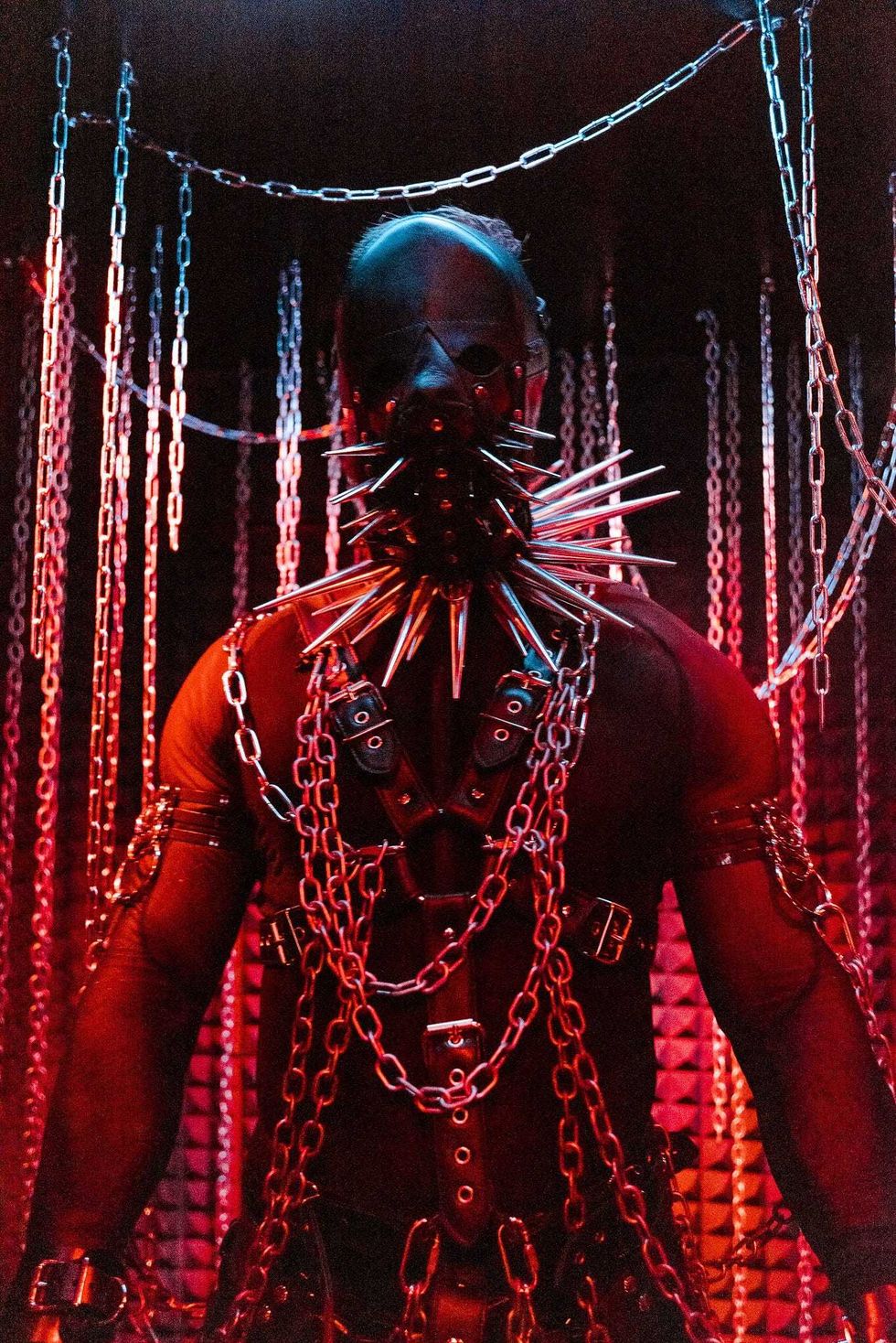 A performer at the "AHS: NYC" Shop.