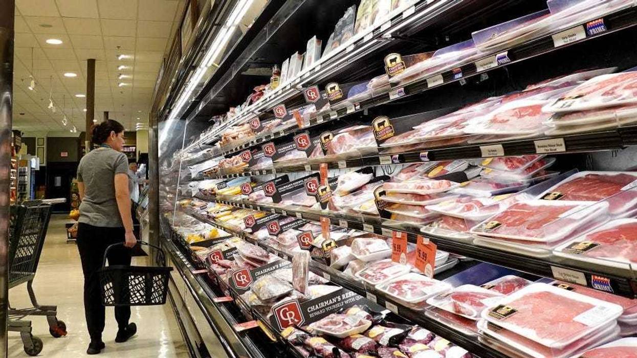 A person shops in a grocery store on July 13, 2022 in Miami, Florida.