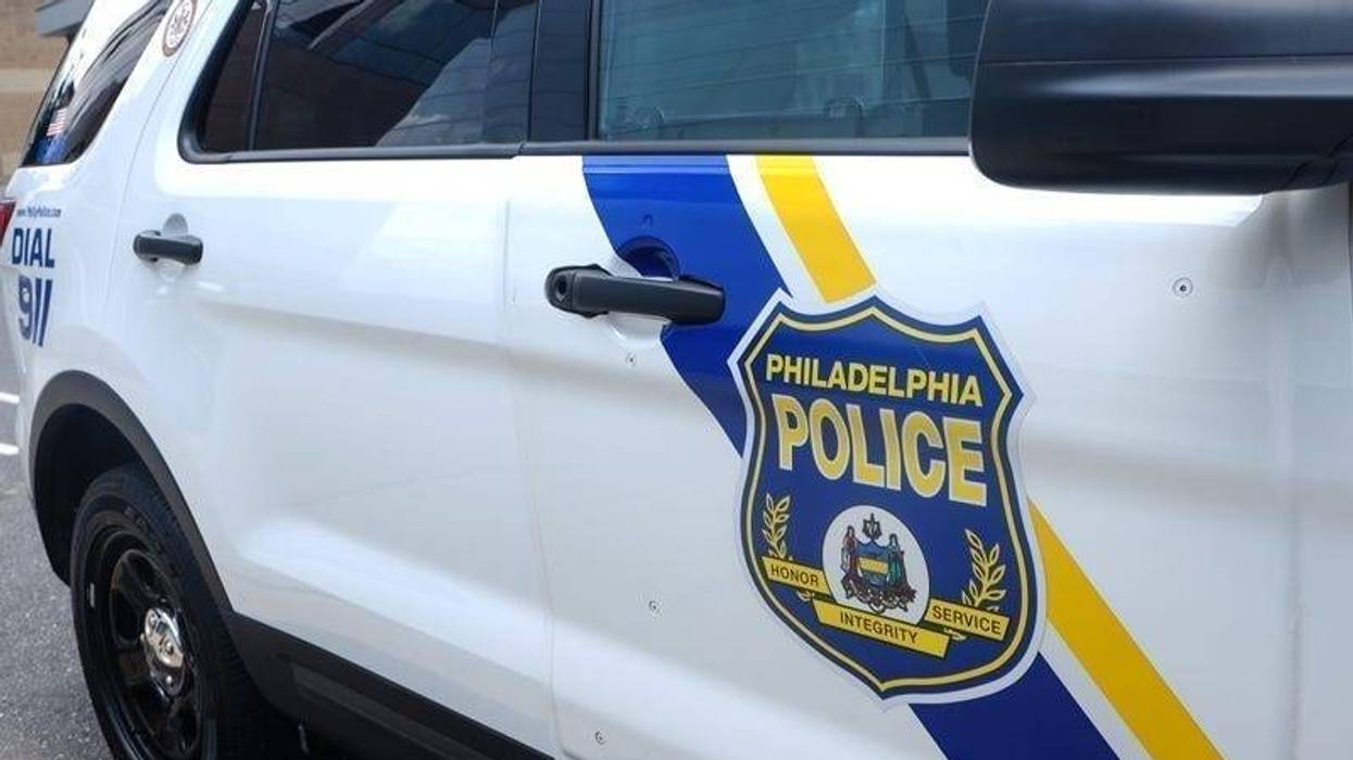 A Philadelphia police car.