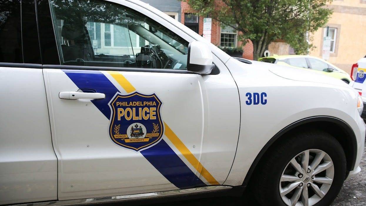 A Philadelphia Police vehicle.