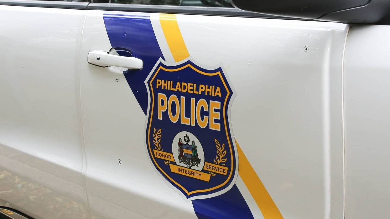 A Philadelphia Police vehicle.