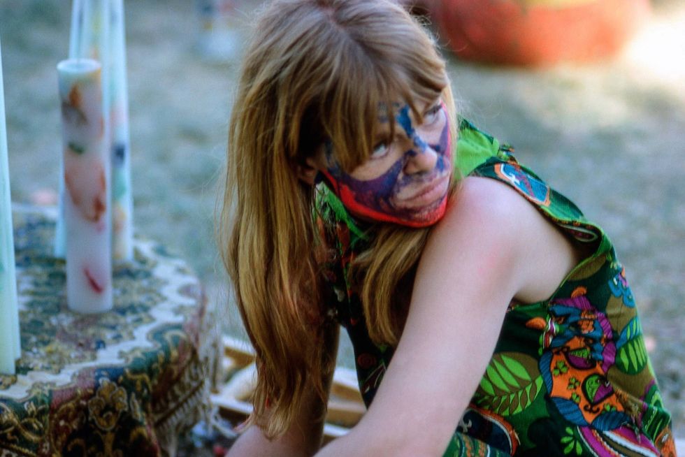 A photo in a collection of 1960s era pictures found in a storage unit auction.