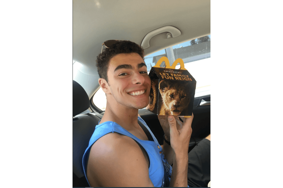 A photo Luigi Mangione posted on Facebook of himself on Aug. 24, 2019 from Mountain View, California.