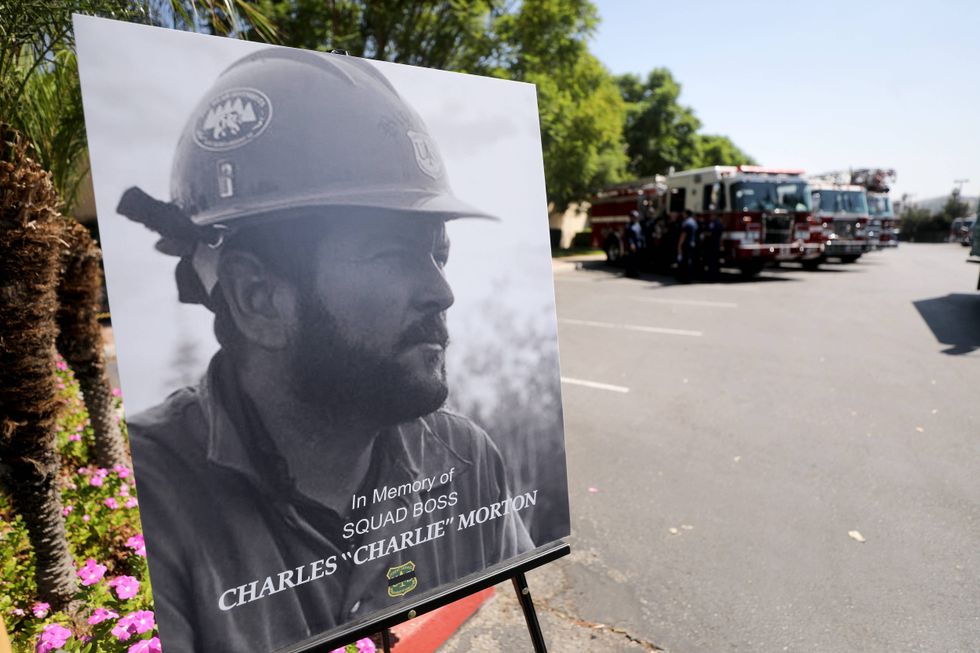 A photograph of fallen Big Bear Interagency Hotshot Charles Morton