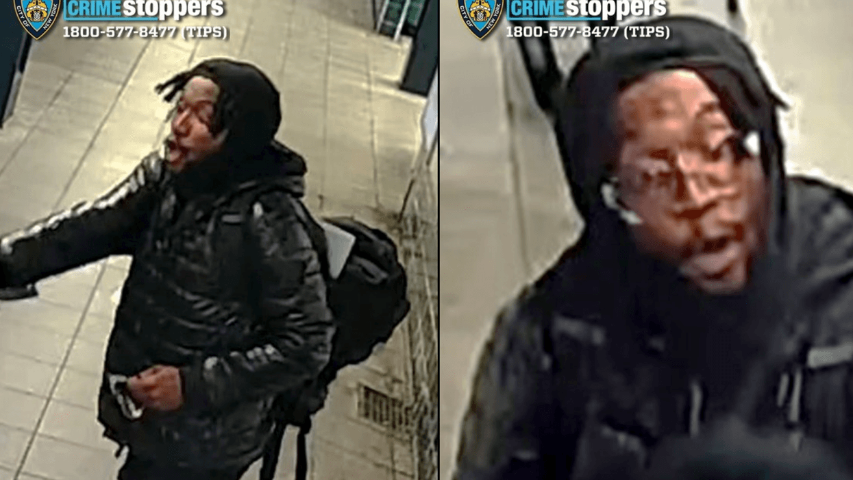 A pipe-swinging man went after an MTA worker at the Bergen Street station in Cobble Hill on Thursday morning
