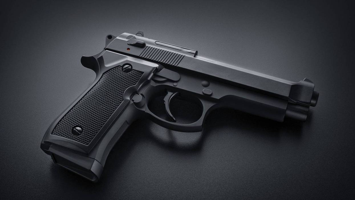 A pistol.