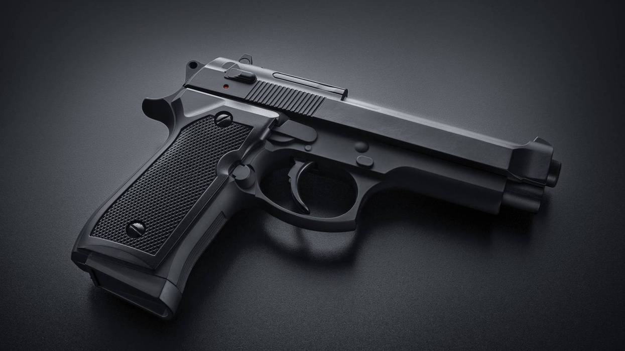 A pistol.