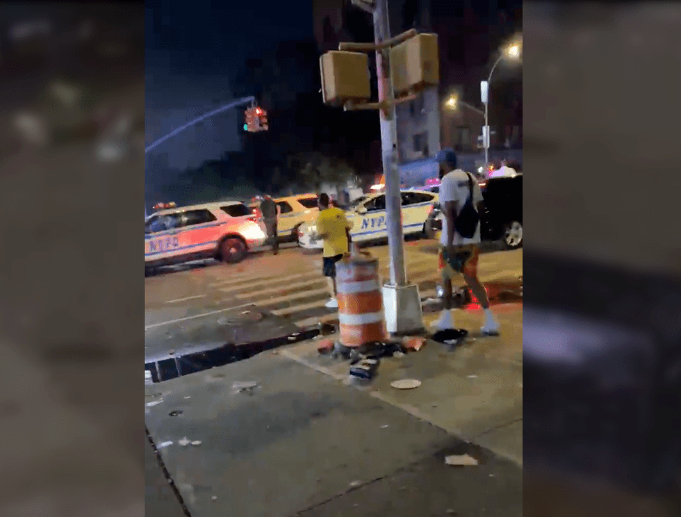 A police response is seen in Inwood following an early morning shooting