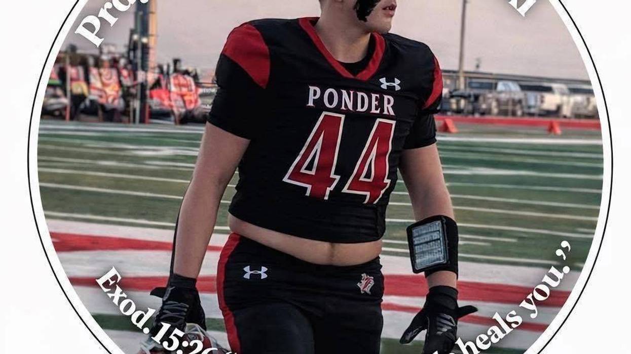 A Ponder High School senior is in critical condition after being seriously injured in a snow sledding accident Monday, school officials confirmed.