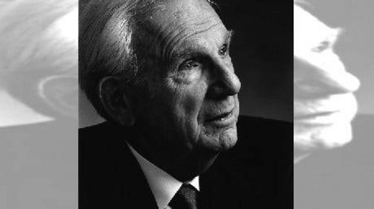 A portrait of Henry Bloch