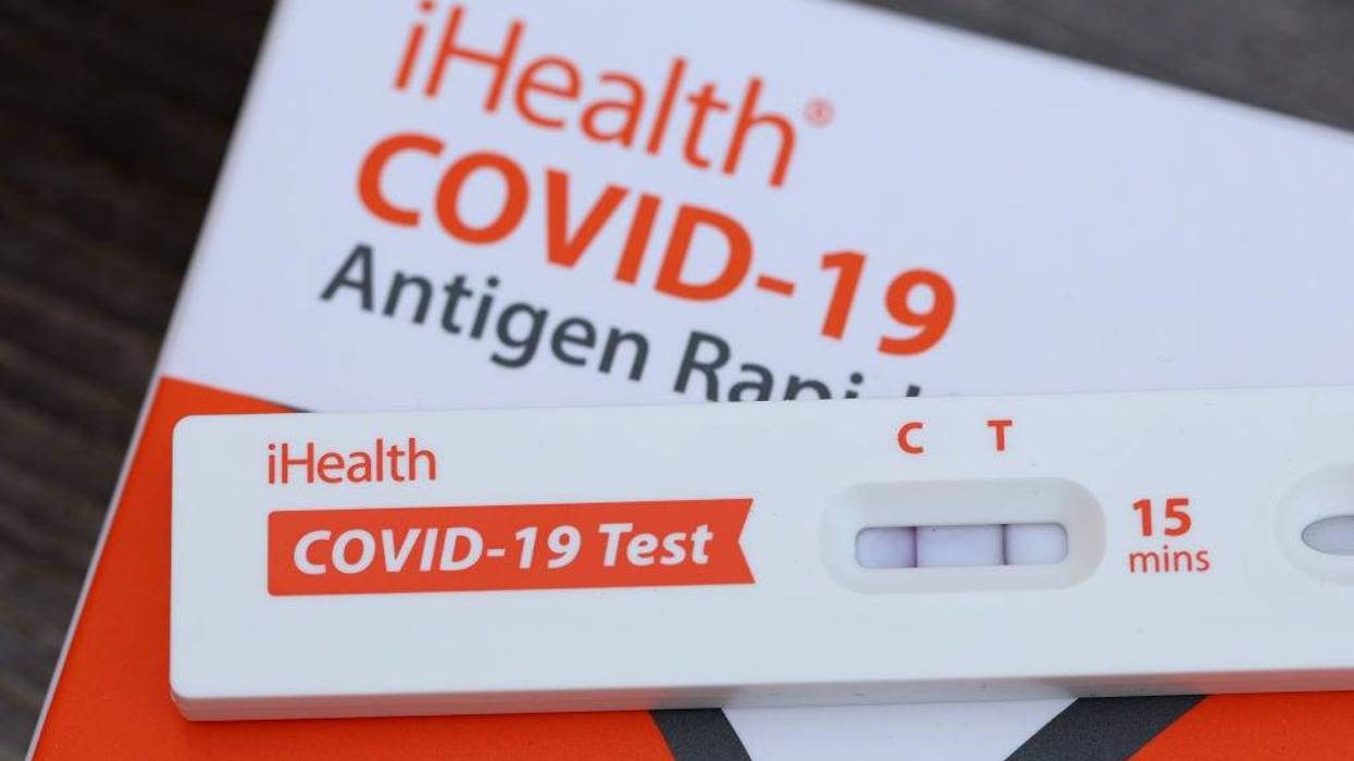 A positive COVID-19 at-home test