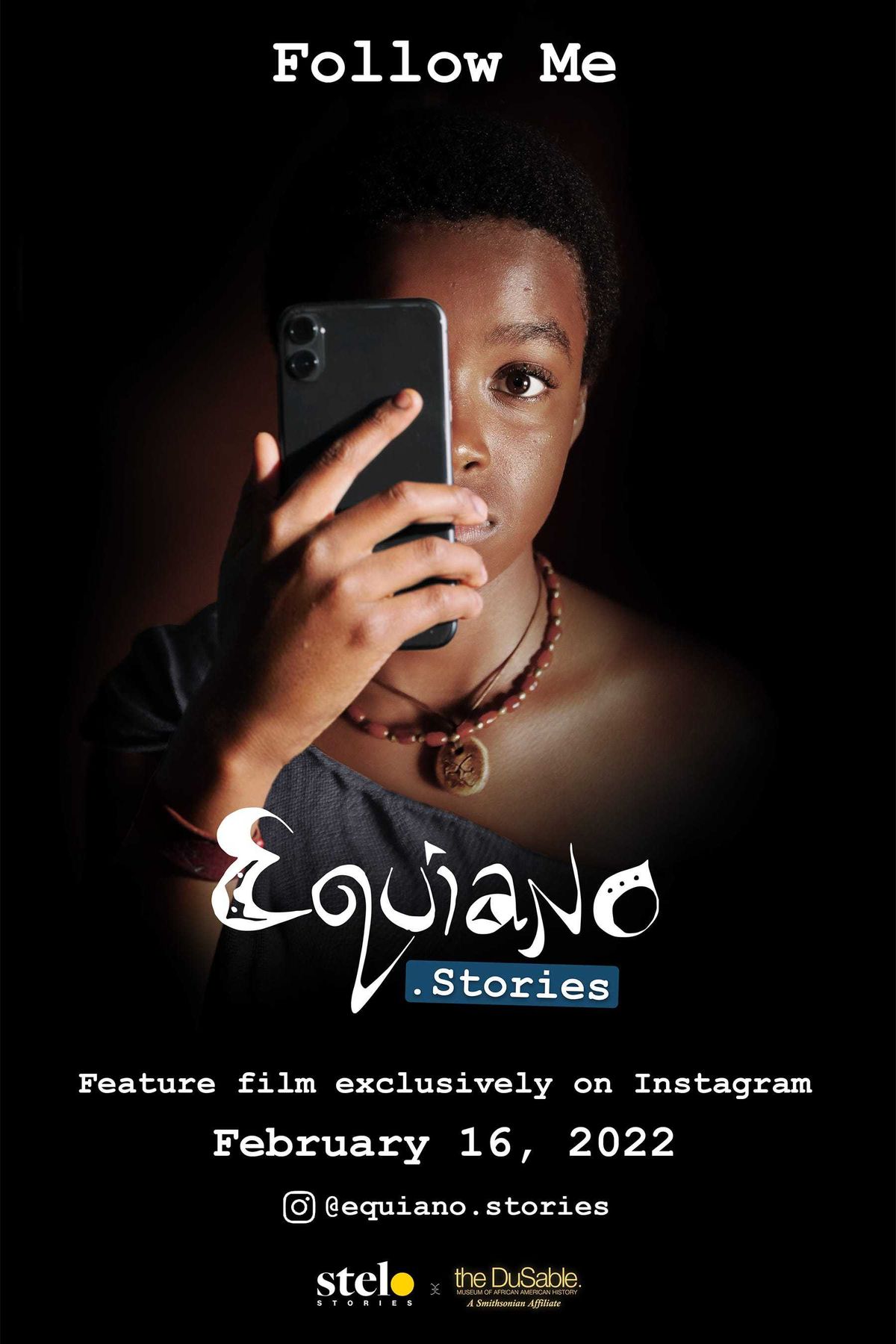 A poster for the film "Equiano.Stories" released Feb. 16 on Instagram.