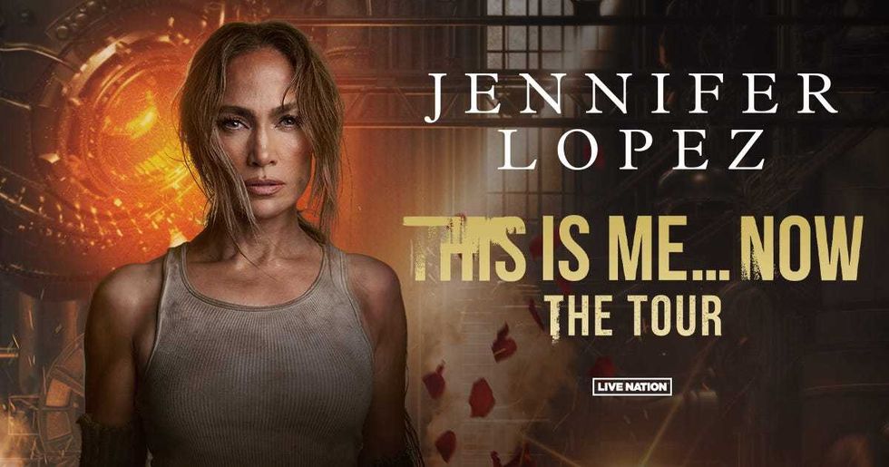 A promotional poster for Jennifer Lopez