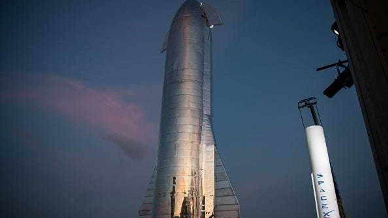 A prototype of SpaceXs Starship