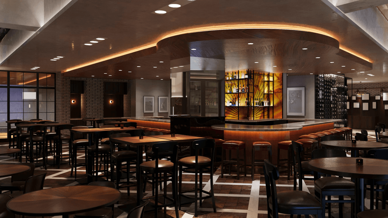 A rendering of the new Tavern on Rush restaurant, which will return to Chicago's Gold Coast restaurant this summer.