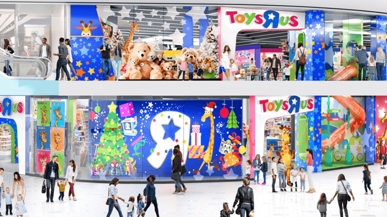A rendering of the new Toys "R" Us flagship store at the American Dream mall in New Jersey