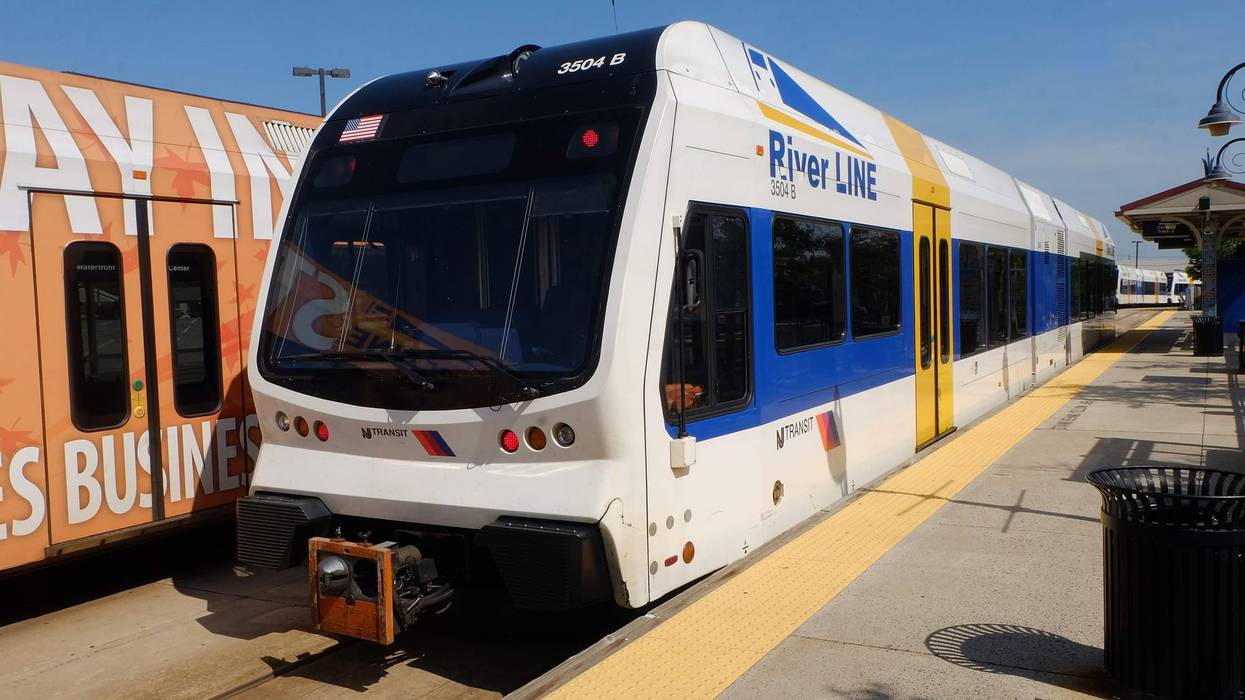 A River Line train