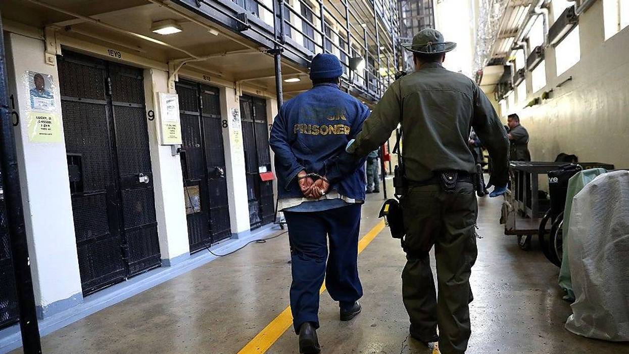 A San Quentin correctional officer has been charged for allegedly conspiring to smuggle phones to inmates.