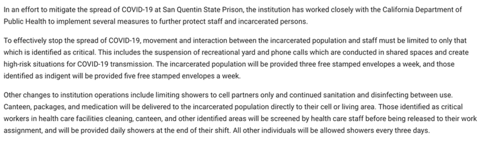 a screenshot of the policy change