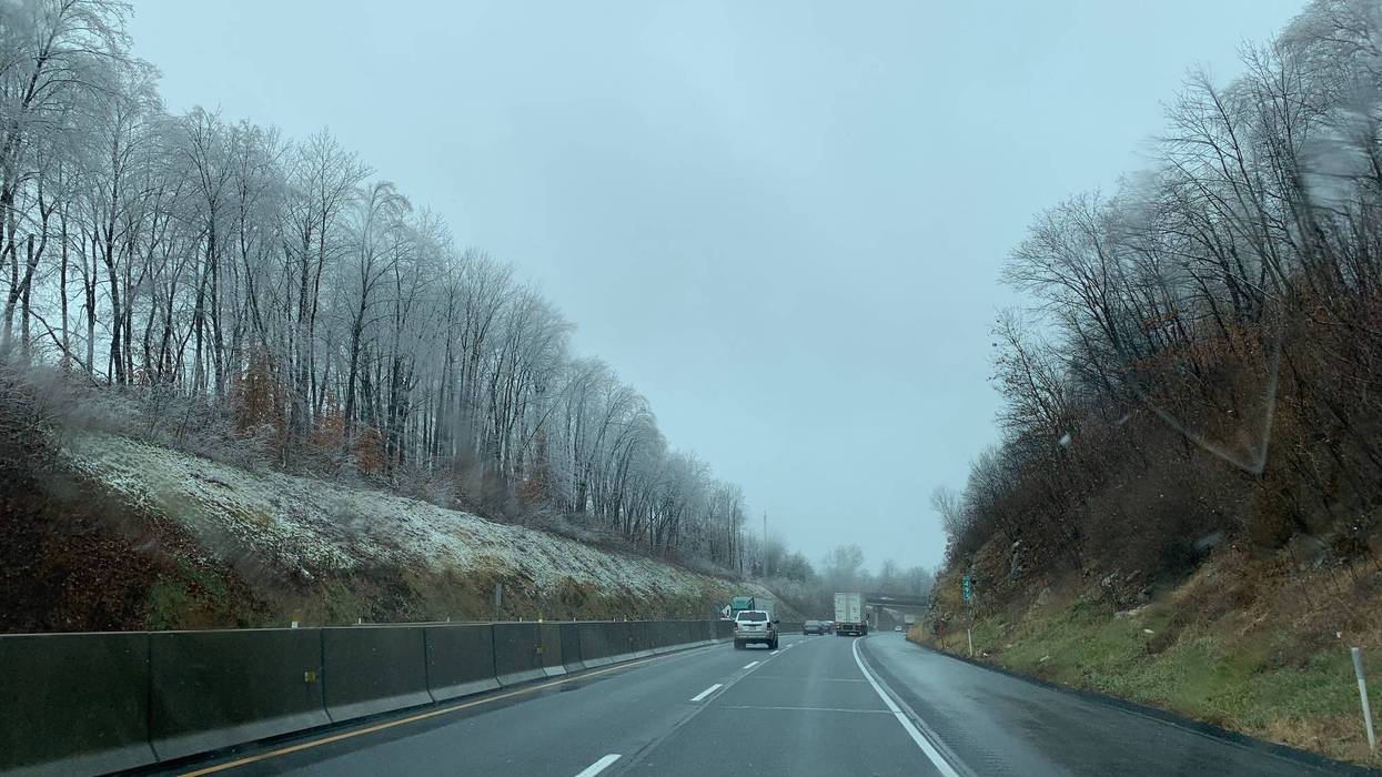 A section of the Northeast Extension between Quakertown and Allentown.