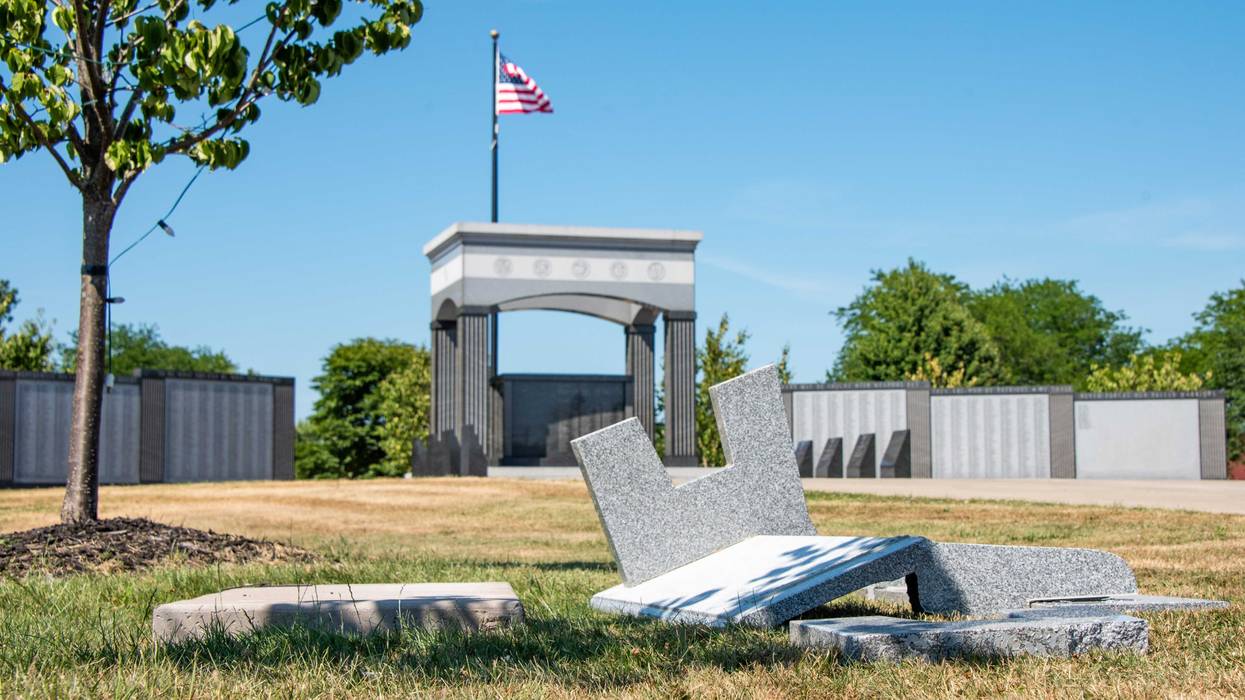 A shocking find over the weekend at the Niagara Falls Veterans Memorial. The commission's members found a newly installed bench honoring all branches of the military was destroyed by vandals.