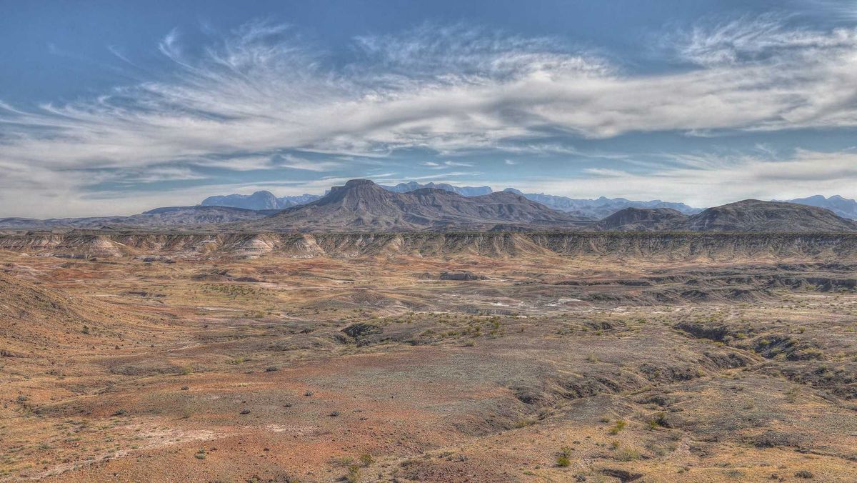 A shot of the U.S.-Mexico border.
