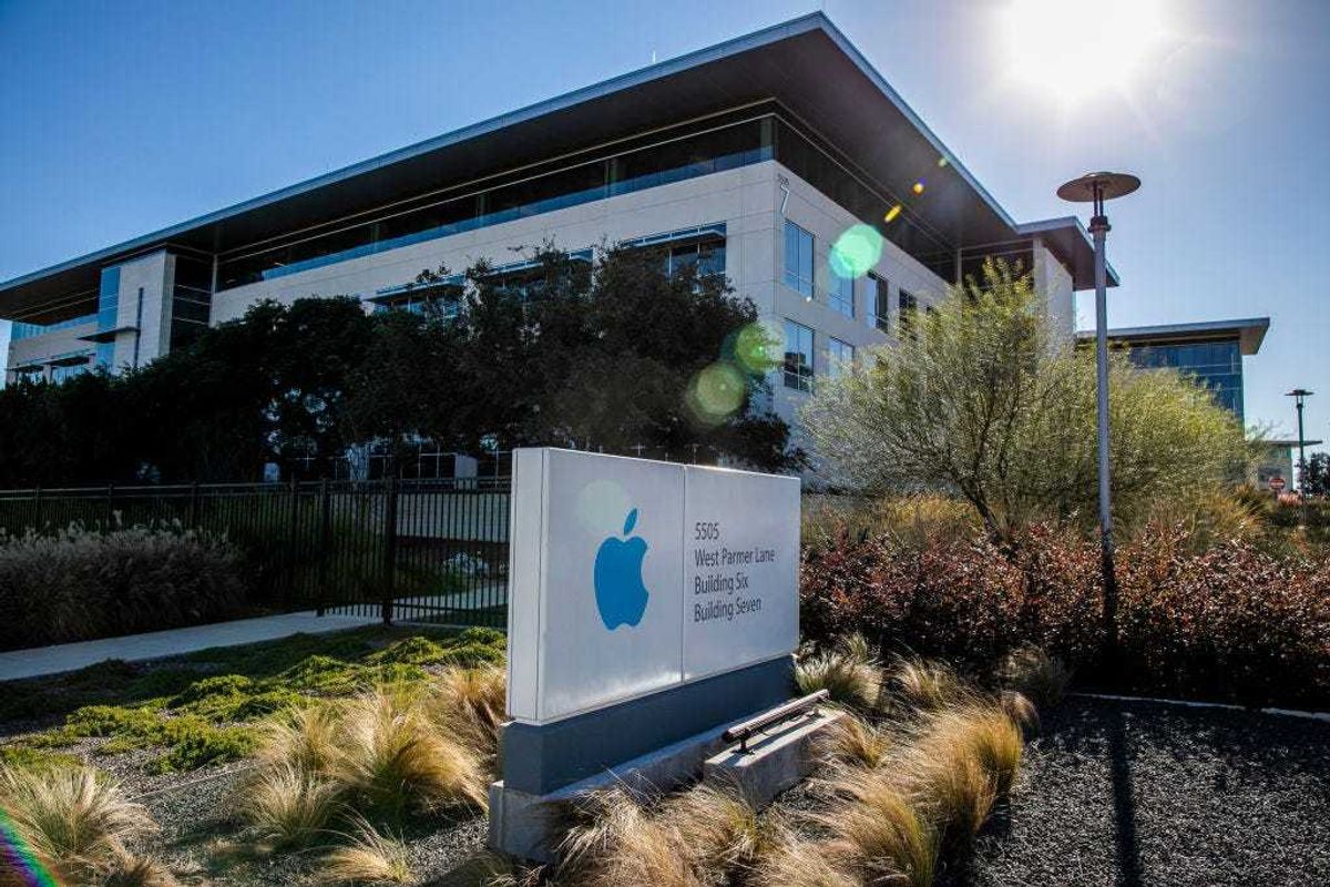A sign for an Apple Inc. campus in Austin, Texas.