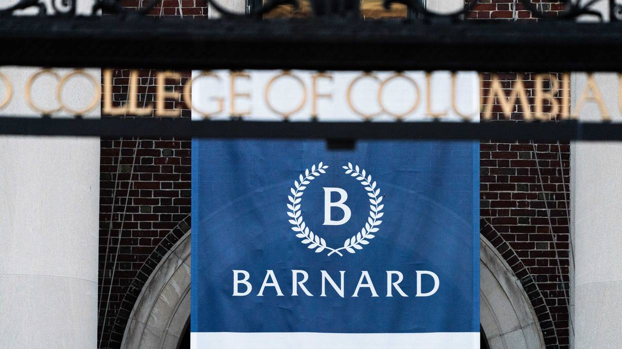 A sign for Barnard College in Morningside Heights