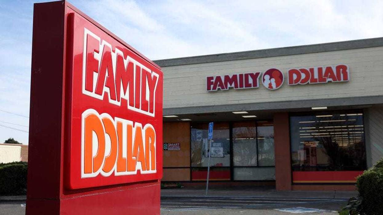 A sign is posted in front of a Family Dollar store on March 13, 2024 in Fairfield, California. Dollar Tree announced plans to close nearly 1,000 of its underperforming Family Dollar stores across the U.S.