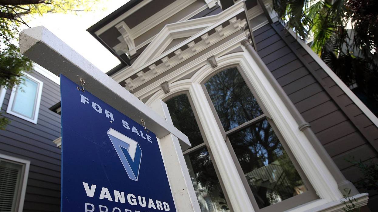 A sign is posted in front of a home that is for sale March 23, 2010 in San Francisco, California.