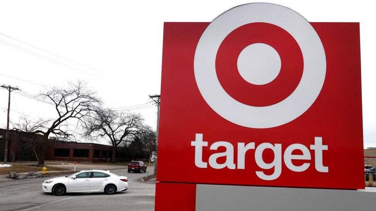 A sign marks the location of a Target store on January 13, 2021 in Niles, Illinois.